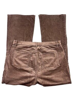 Y2K LOFT Chocolate Brown High Rise Flare Corduroy Pants
